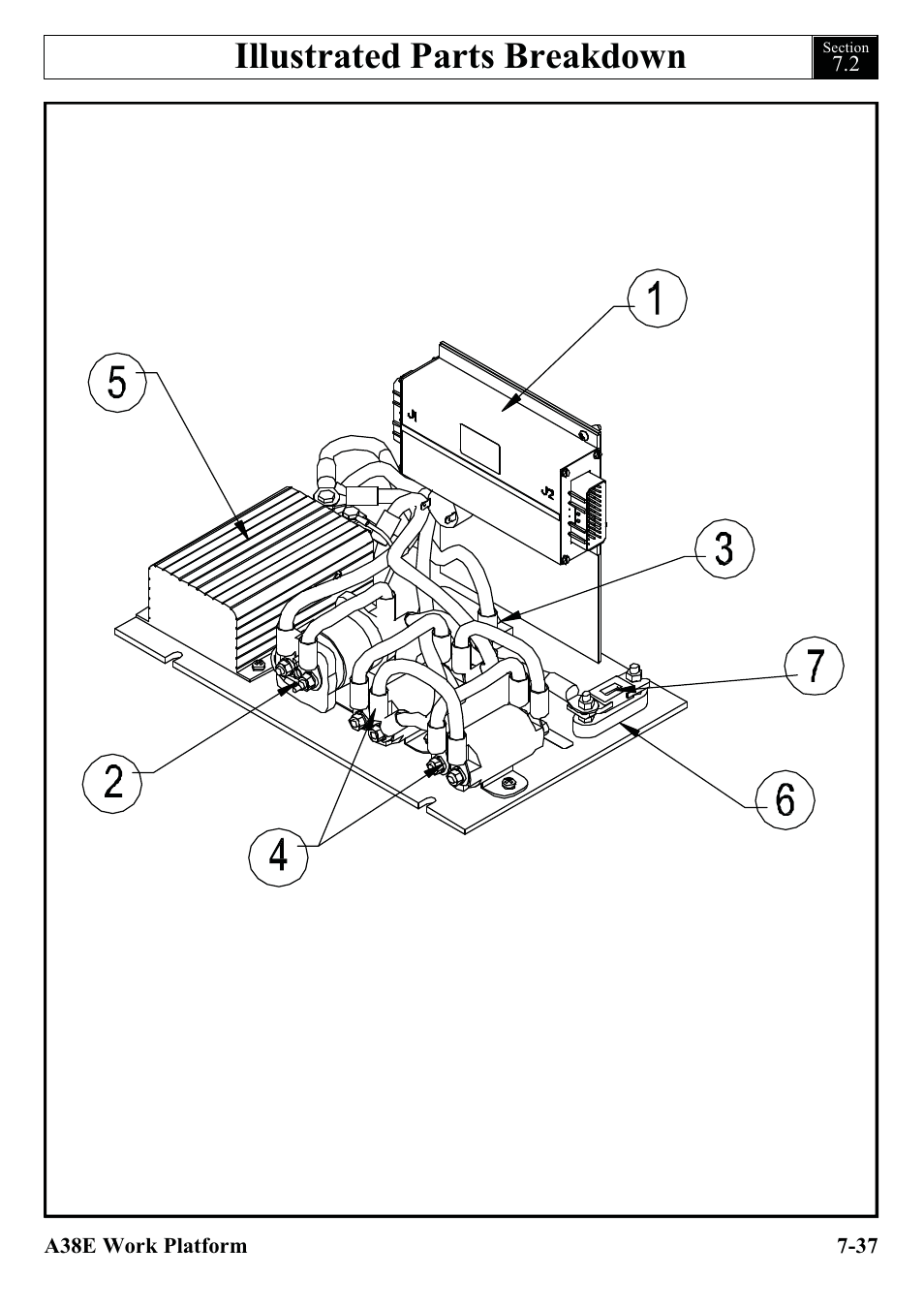 Illustrated parts breakdown | Snorkel A38E-sn004500+ User Manual | Page 115 / 132