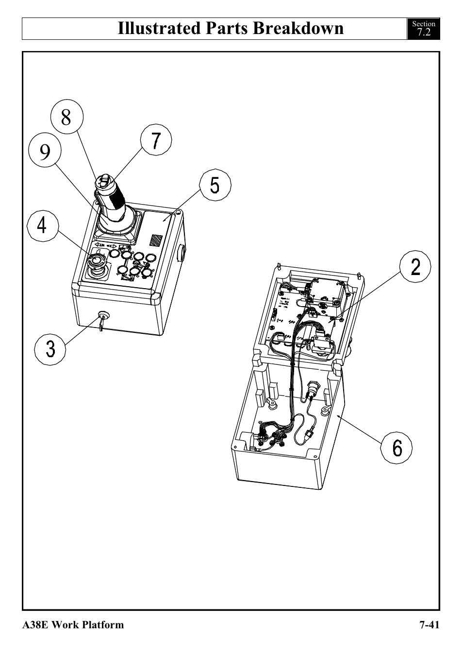 Illustrated parts breakdown | Snorkel A38E-sn004500+ User Manual | Page 119 / 132