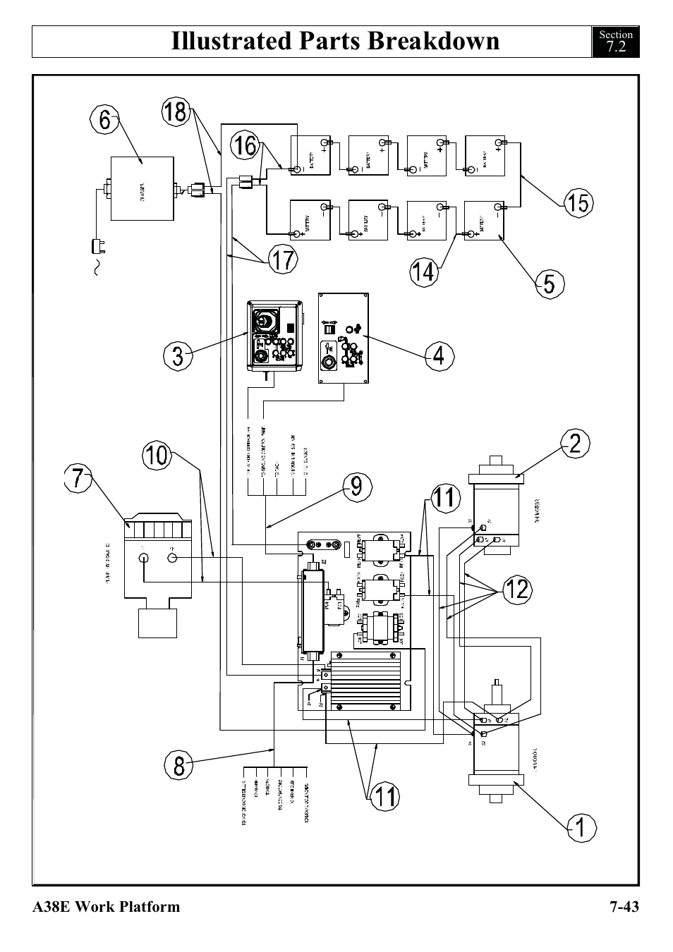 Illustrated parts breakdown | Snorkel A38E-sn004500+ User Manual | Page 121 / 132