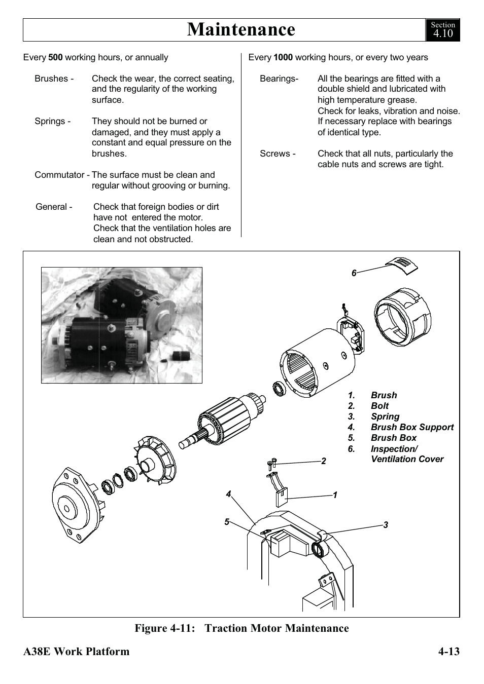 Maintenance | Snorkel A38E-sn004500+ User Manual | Page 43 / 132