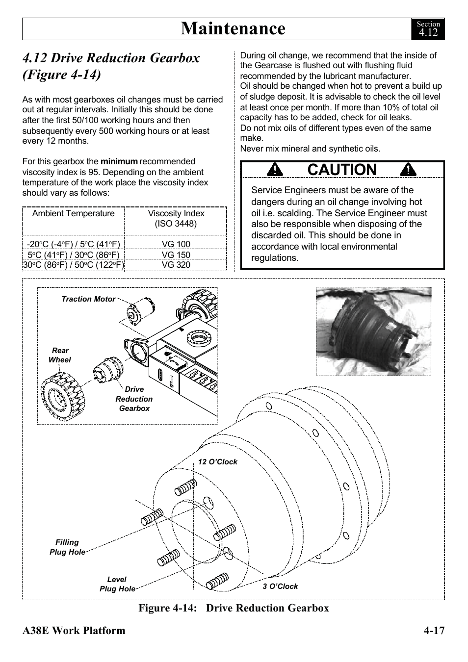 Maintenance, Caution | Snorkel A38E-sn004500+ User Manual | Page 47 / 132