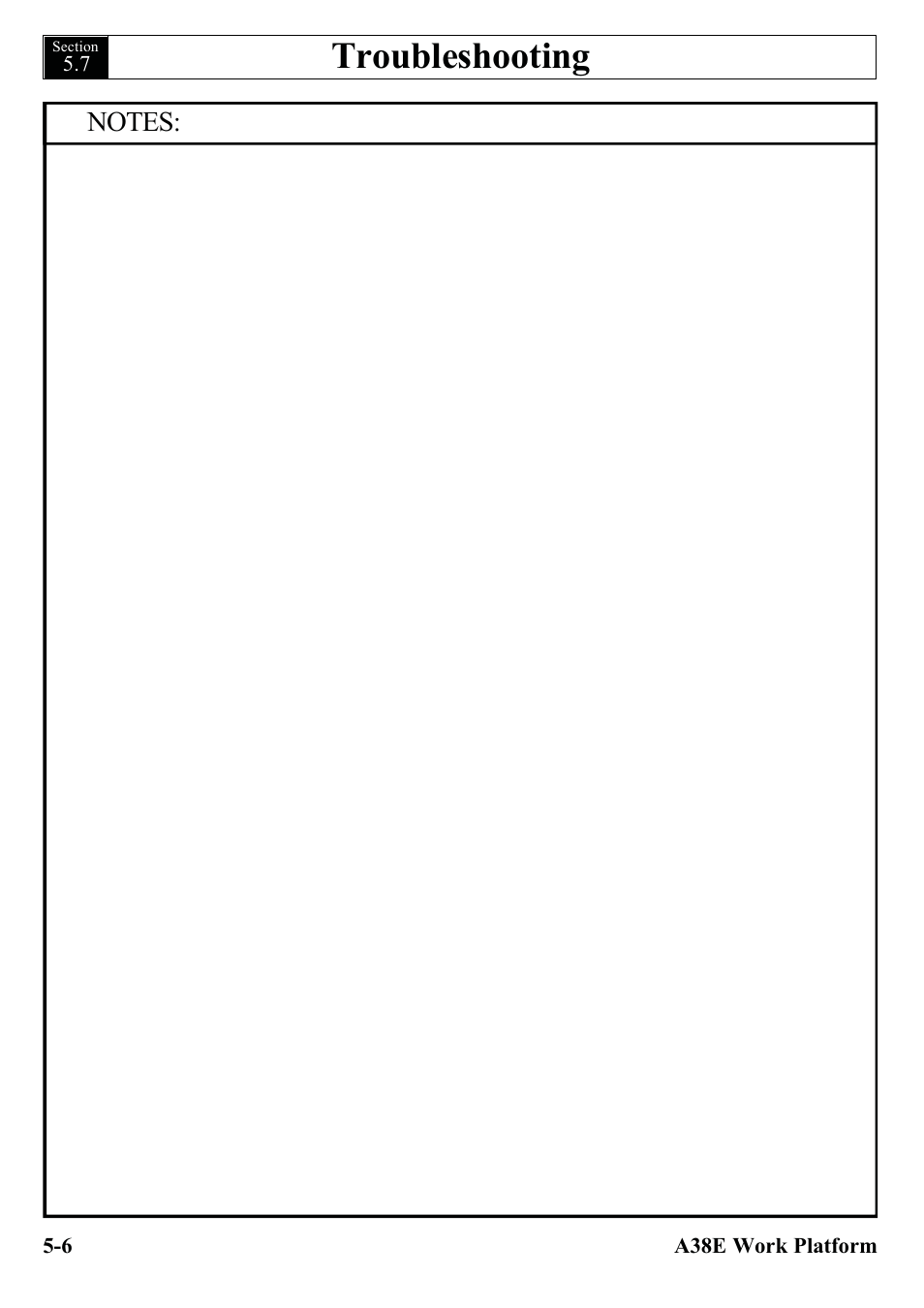 Troubleshooting | Snorkel A38E-sn004500+ User Manual | Page 66 / 132