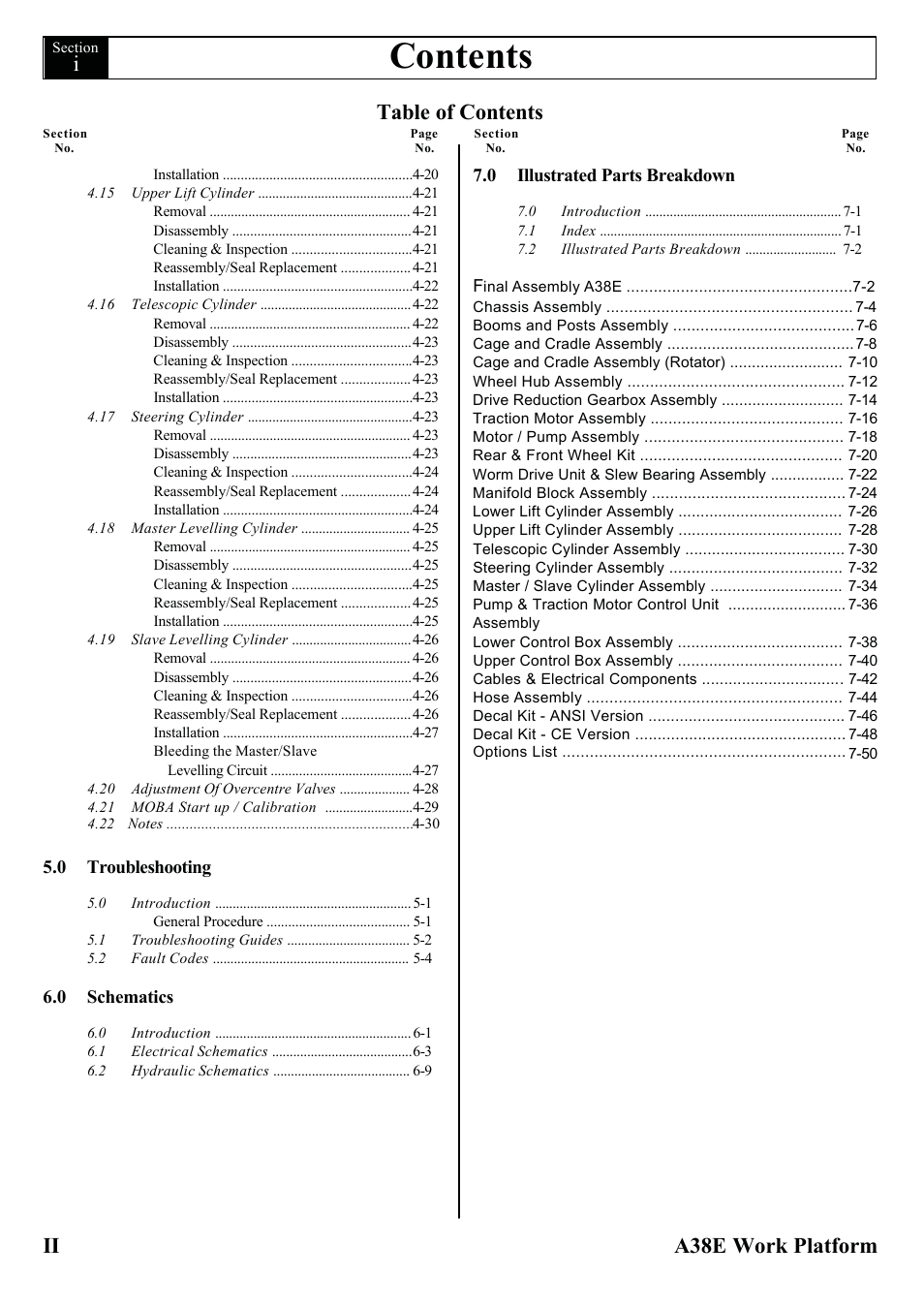 Snorkel A38E-sn004500+ User Manual | Page 8 / 132