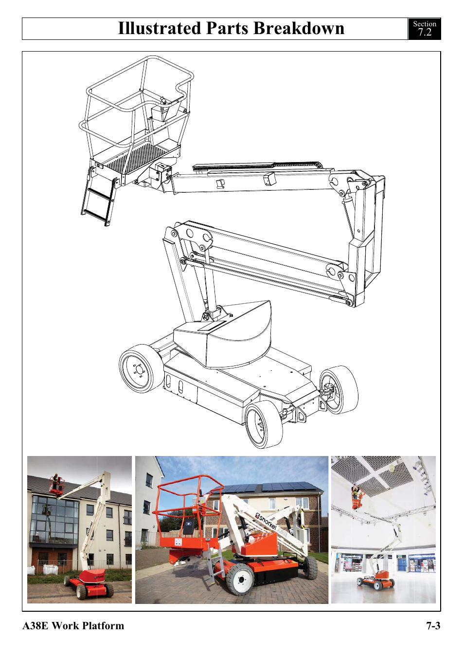 Illustrated parts breakdown | Snorkel A38E-sn004500+ User Manual | Page 81 / 132