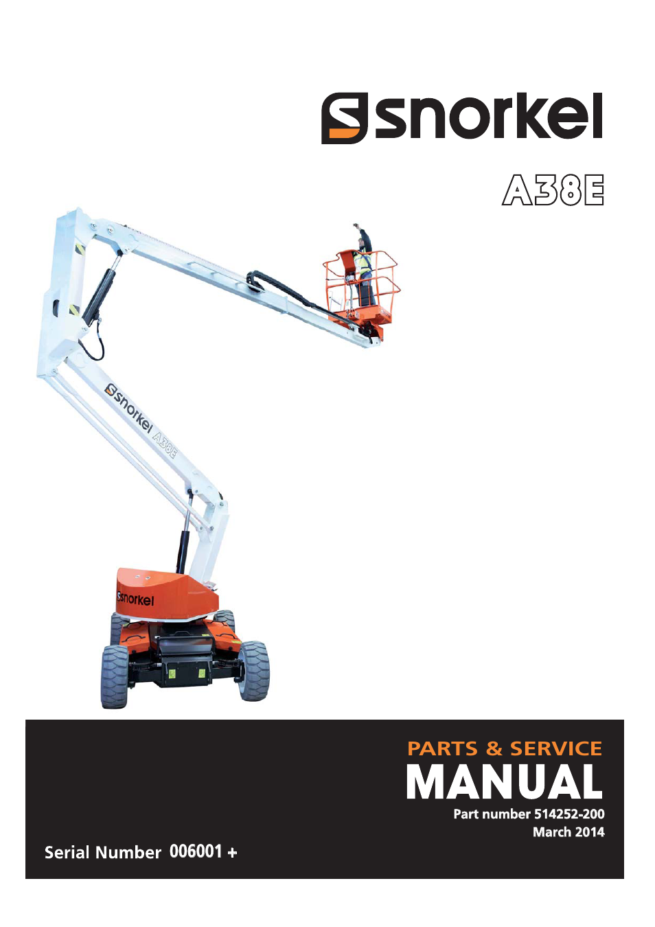 Snorkel A38E-sn006001+ User Manual | 136 pages