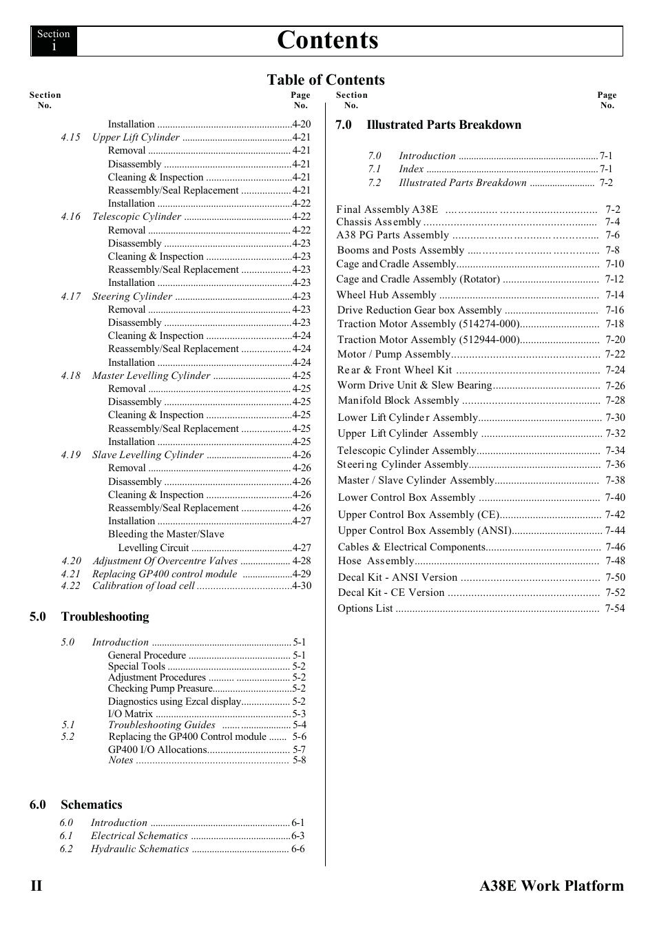 Snorkel A38E-sn006001+ User Manual | Page 10 / 136