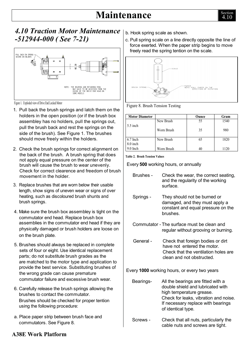 Maintenance | Snorkel A38E-sn006001+ User Manual | Page 45 / 136