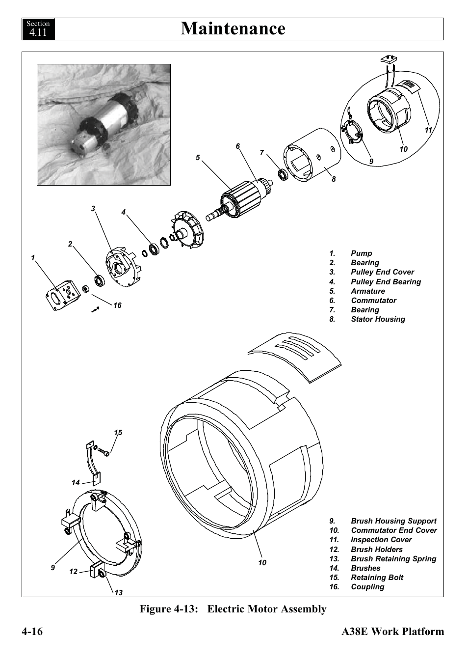 Maintenance | Snorkel A38E-sn006001+ User Manual | Page 48 / 136
