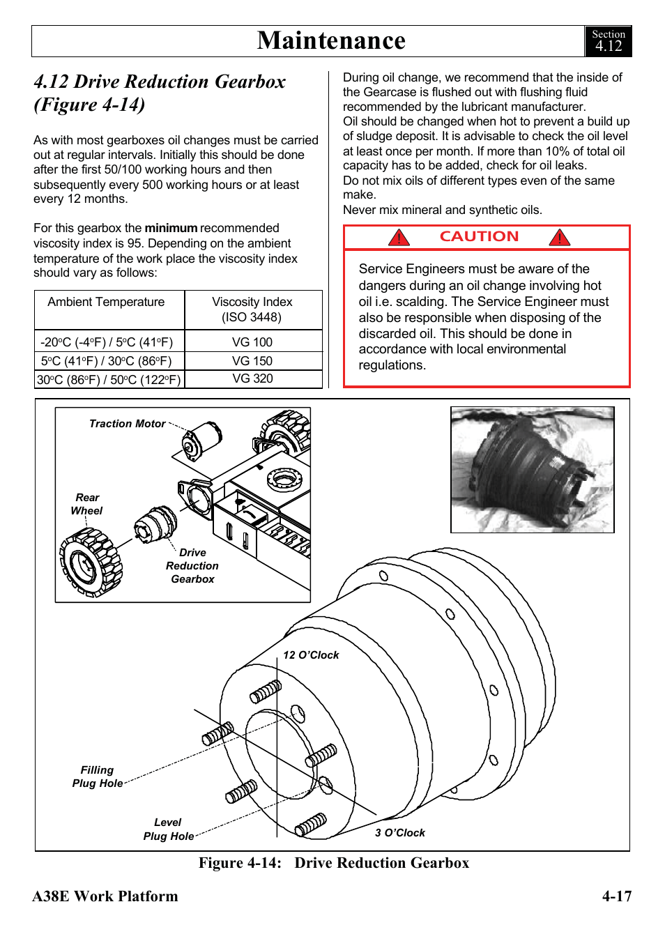 Maintenance | Snorkel A38E-sn006001+ User Manual | Page 49 / 136