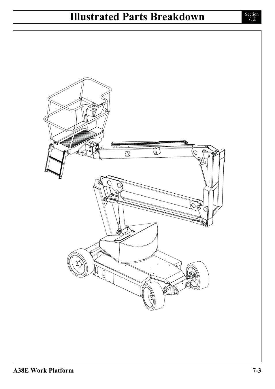 Illustrated parts breakdown | Snorkel A38E-sn006001+ User Manual | Page 81 / 136