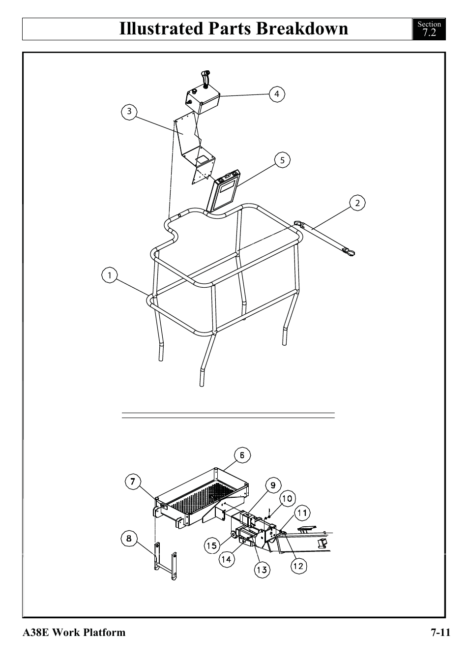 Illustrated parts breakdown | Snorkel A38E-sn006001+ User Manual | Page 89 / 136