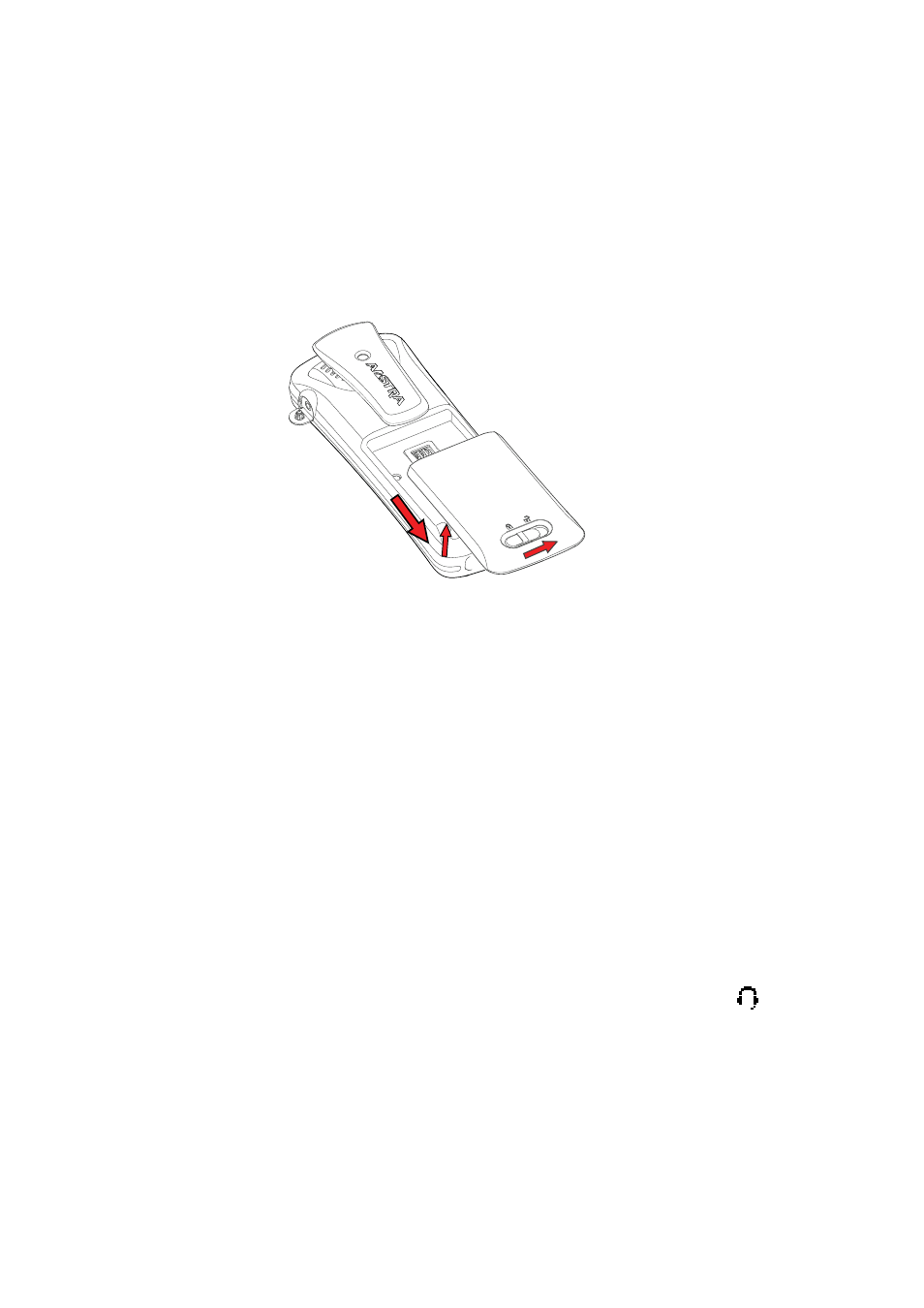 3 replacing the battery, 2 accessories, 1 headset | 2 belt clip | AASTRA DT690 User Manual | Page 125 / 140