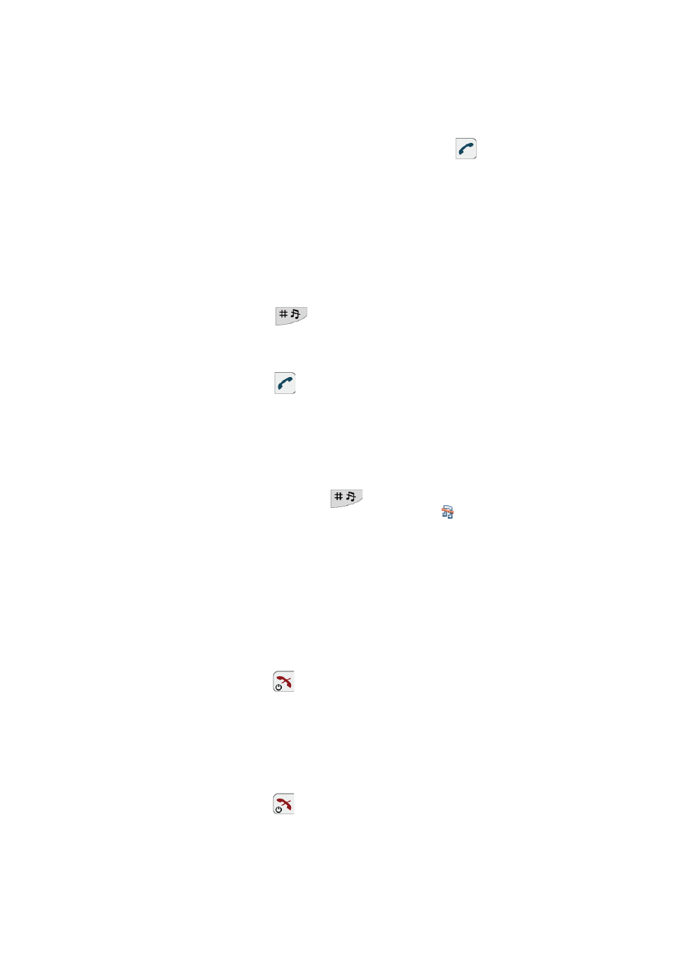 1 call pick-up, 2 mute ring signal, 3 silent ringing | 2 rejecting a call, 3 ending a call | AASTRA DT690 User Manual | Page 40 / 140