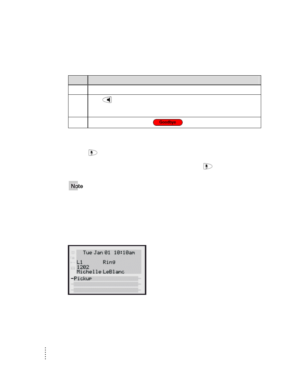Place and receive calls using a headset, Mute, Receive calls | Aastra Telecom 480i User Manual | Page 30 / 54