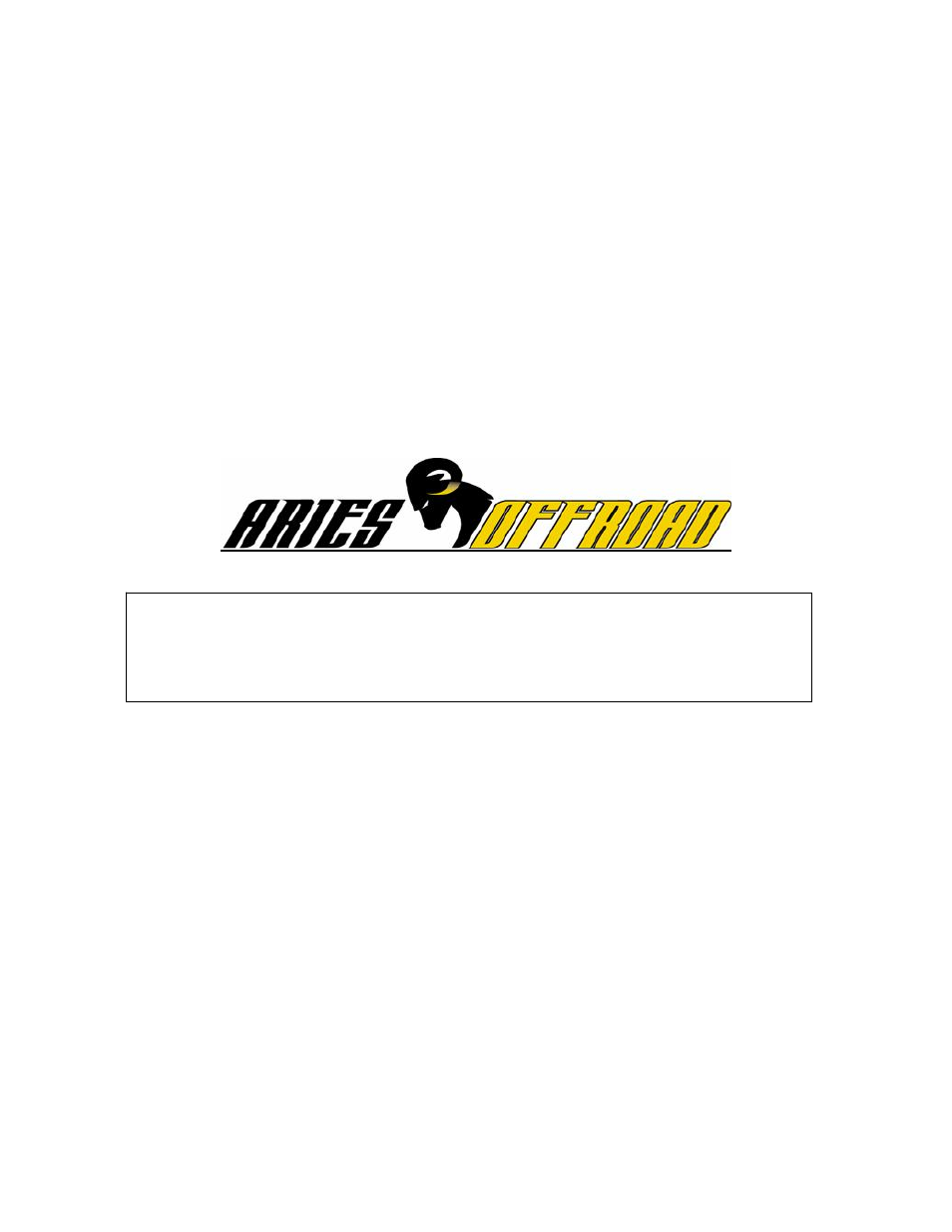 Aries Automotive 5058-2 User Manual | 7 pages