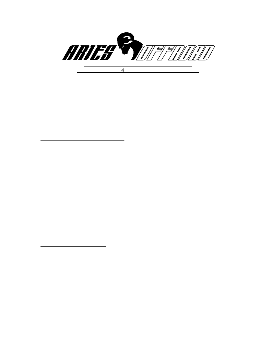 Aries Automotive 3049 User Manual | 2 pages