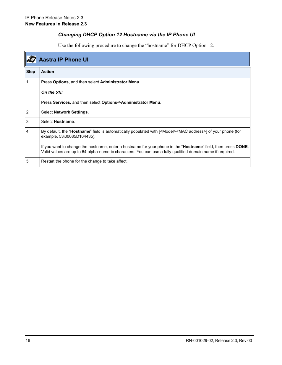 Aastra ip phone ui | Aastra Telecom CT9143i User Manual | Page 20 / 72