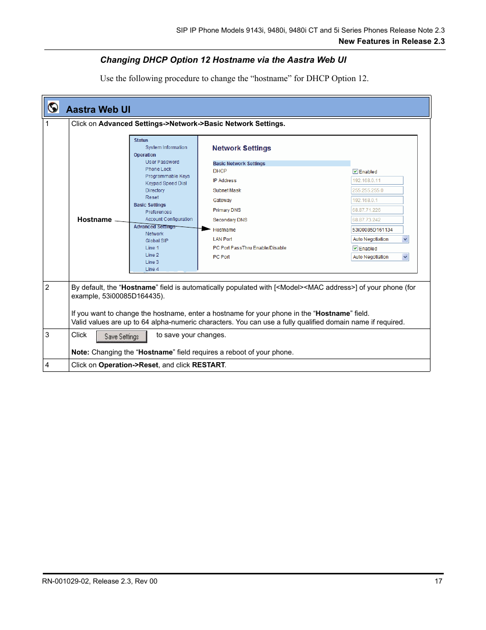 Aastra Telecom CT9143i User Manual | Page 21 / 72