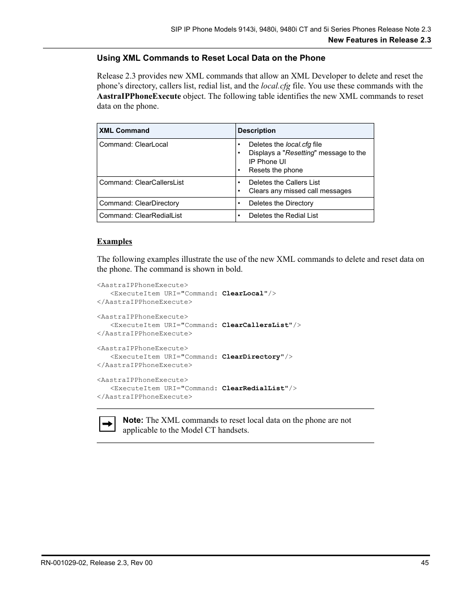 Aastra Telecom CT9143i User Manual | Page 49 / 72