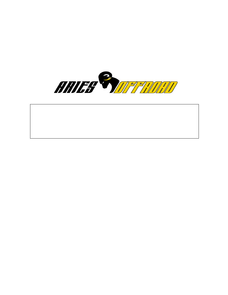 Aries Automotive 4084-2 User Manual | 9 pages