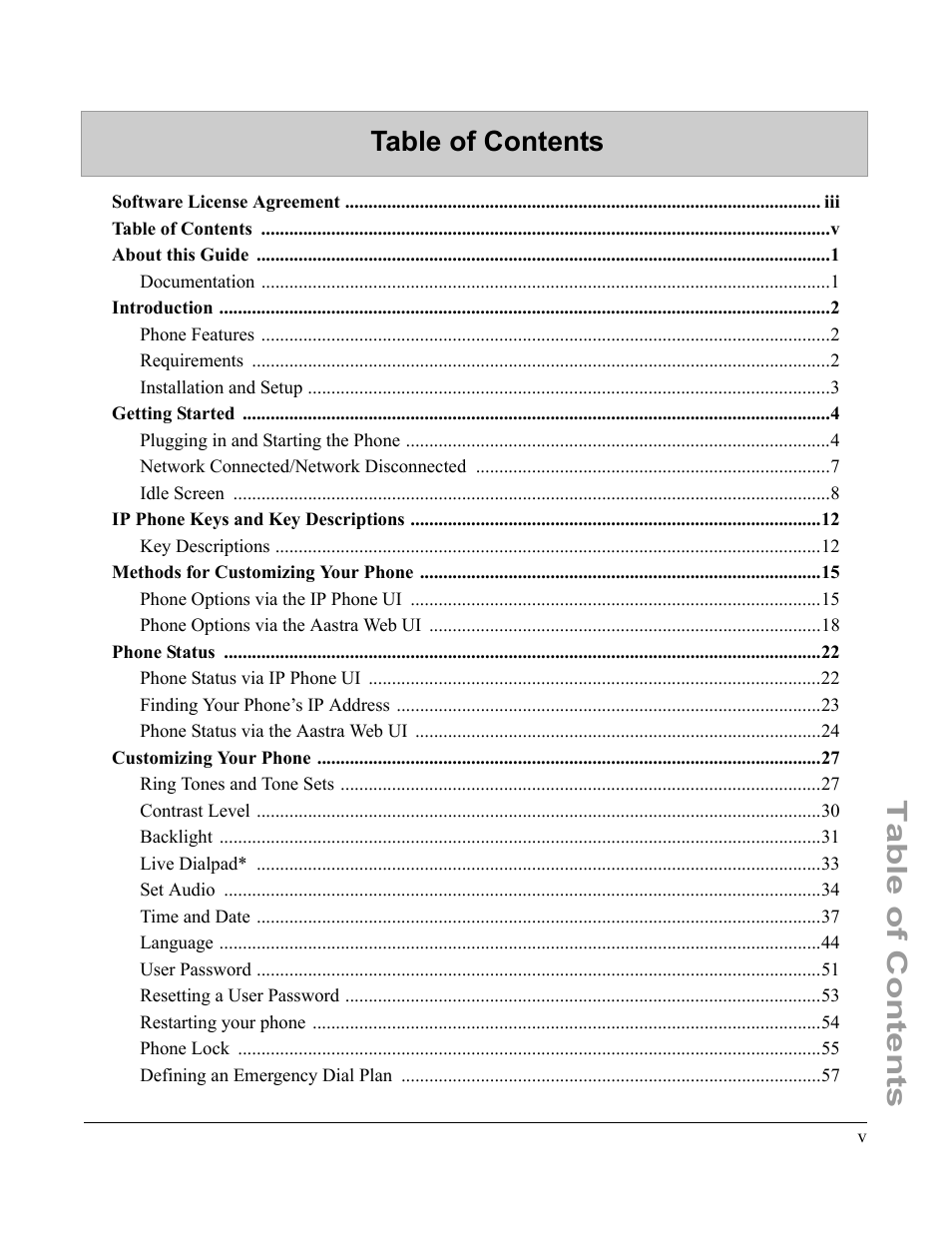 Aastra Telecom 6755i User Manual | Page 5 / 276