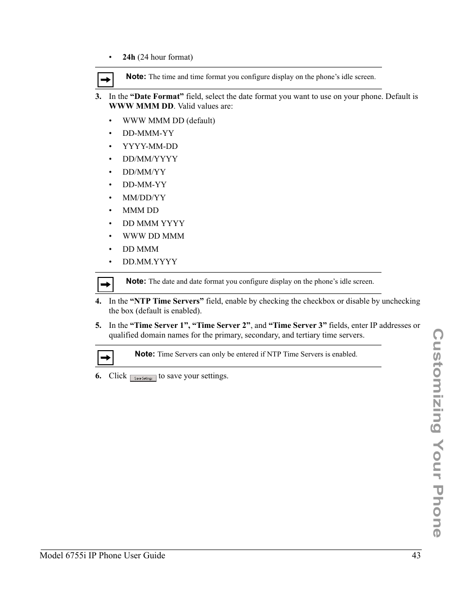 Customizing your phone | Aastra Telecom 6755i User Manual | Page 51 / 276