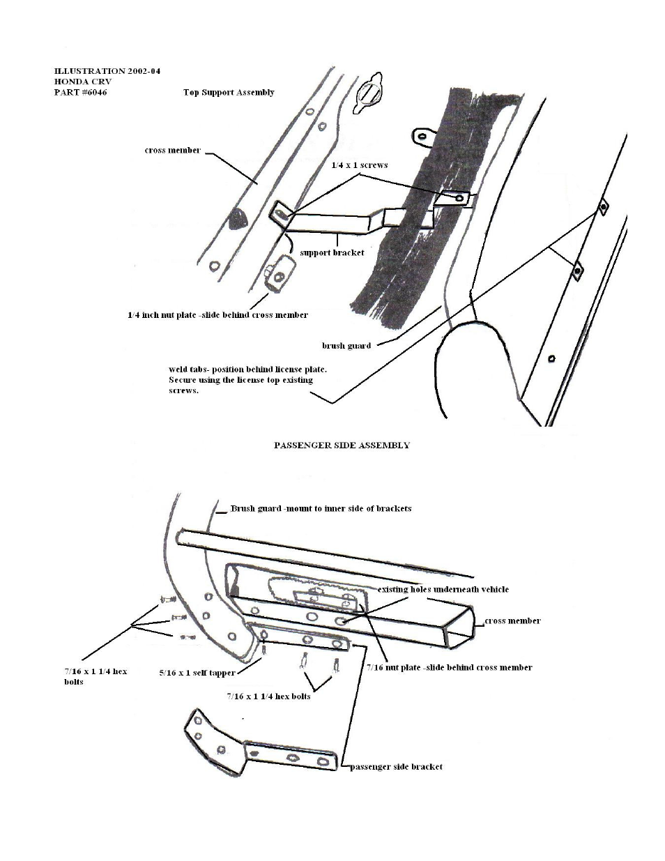 Aries Automotive 6049 User Manual | Page 2 / 2