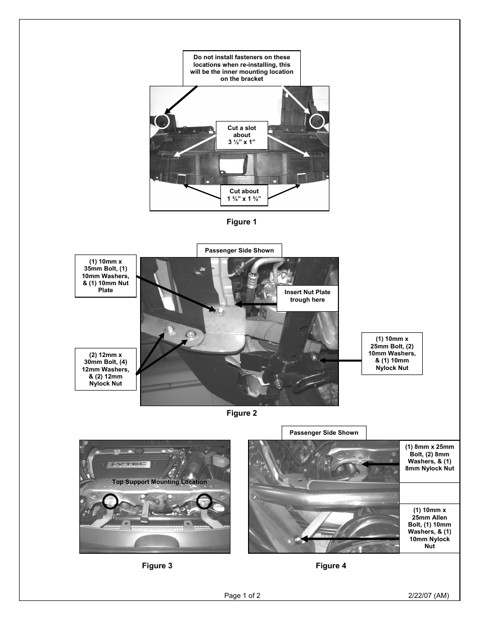 Aries Automotive 6052 User Manual | Page 2 / 2