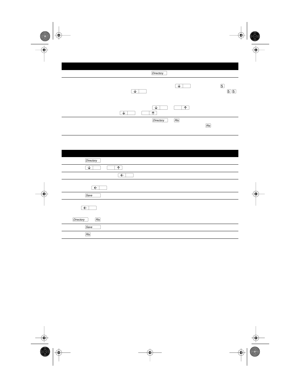 Finding items in the directory, To see the directory list heading, press, Editing in the directory | Press, Press – or � to find the item you want to edit, To begin editing, press, Press ß | Aastra Telecom MERIDIAN 9417CW User Manual | Page 21 / 52