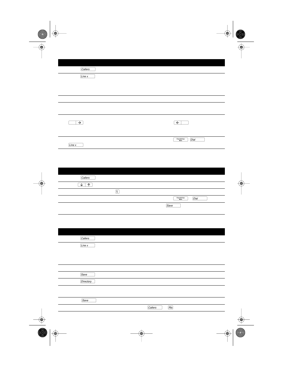 Editing in the callers list, Press å, Find the item you want to edit | Use ª to find the item you want to edit, Find the item you want to copy, Press ß, To leave the callers list at any time, press å or | Aastra Telecom MERIDIAN 9417CW User Manual | Page 25 / 52