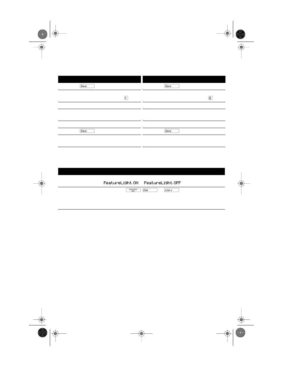Press ß, Press the desired memory key, Read the display to confirm the number | Using featurelight keys | Aastra Telecom MERIDIAN 9417CW User Manual | Page 30 / 52