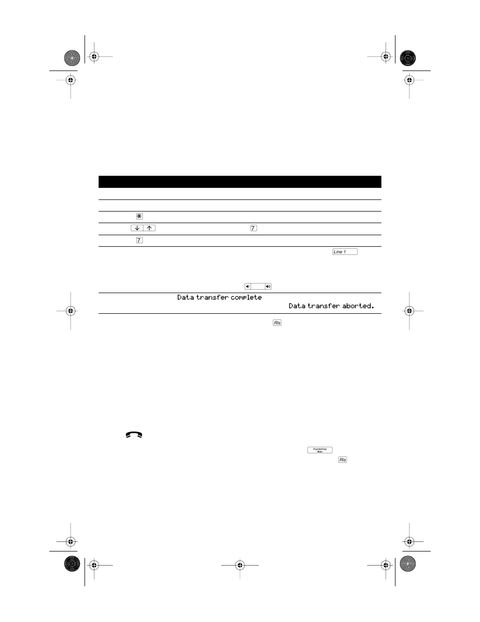 Copying the directory to another 9417cw telephone, Press the set options key, Press • to enter the options list | Use ª to scroll to number 7 or press, Press ‡ to begin the directory transfer, Using a headset | Aastra Telecom MERIDIAN 9417CW User Manual | Page 38 / 52