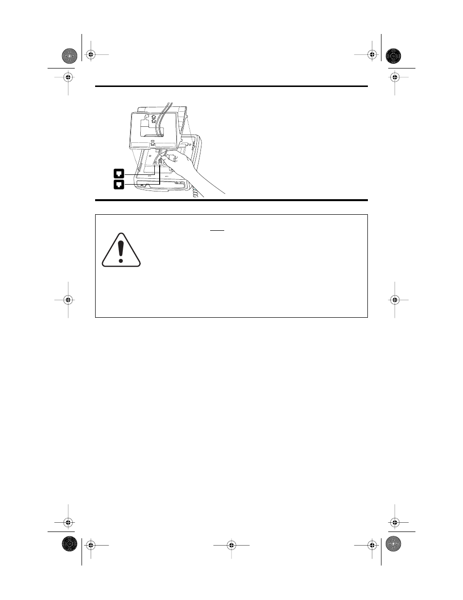 Connecting an optional fax machine or modem | Aastra Telecom MERIDIAN 9417CW User Manual | Page 9 / 52