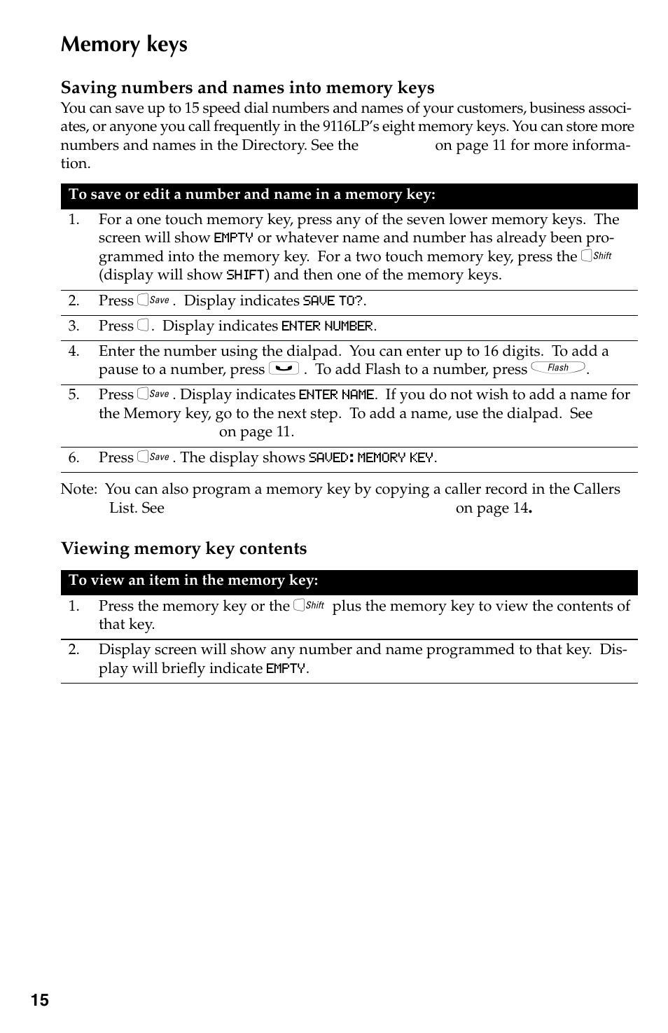 Aastra Telecom 9116LP User Manual | Page 18 / 28