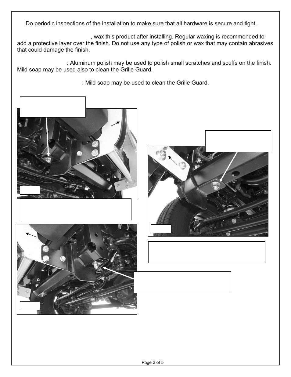 Aries Automotive P1050 User Manual | Page 3 / 6