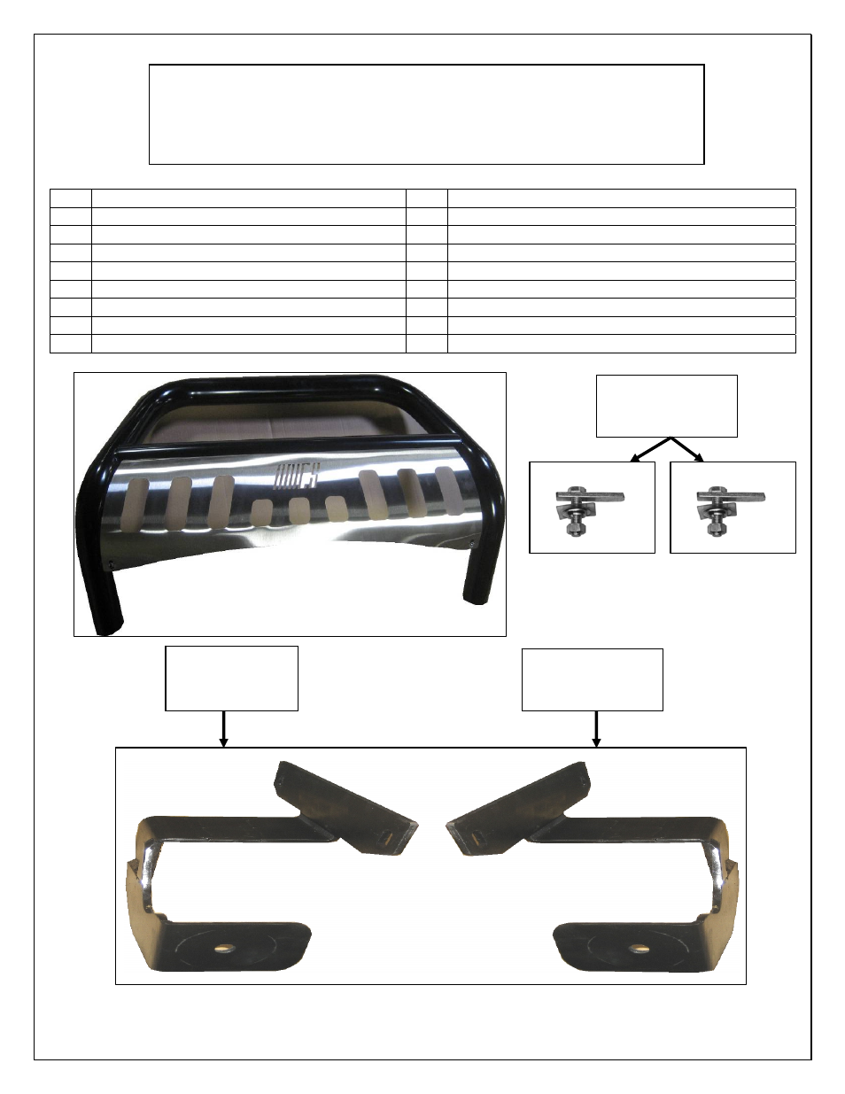 Aries Automotive B35-4010 User Manual | 3 pages