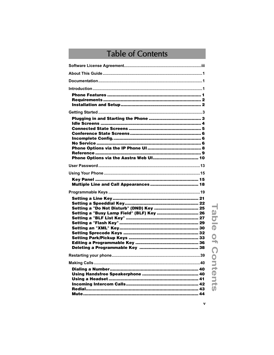 Aastra Telecom 53i IP Phone User Manual | Page 5 / 102