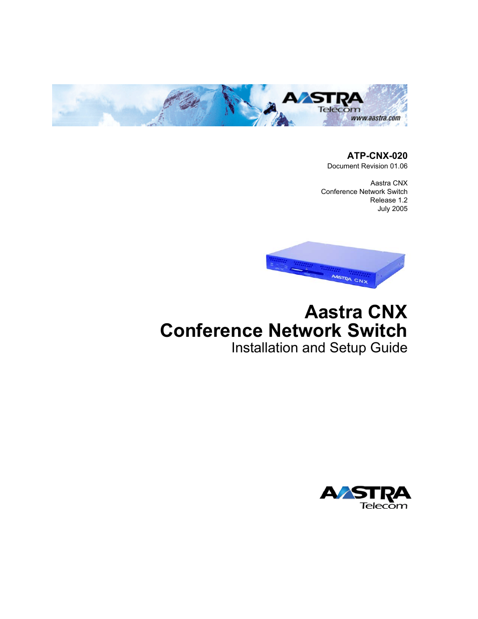 Aastra Telecom ATP-CNX-020 User Manual | 32 pages