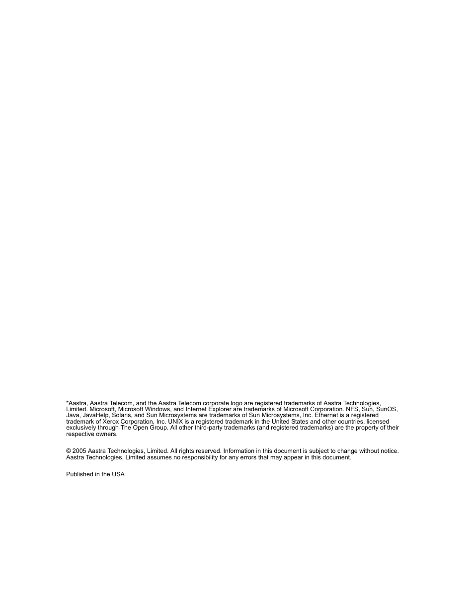 Aastra Telecom ATP-CNX-020 User Manual | Page 2 / 32