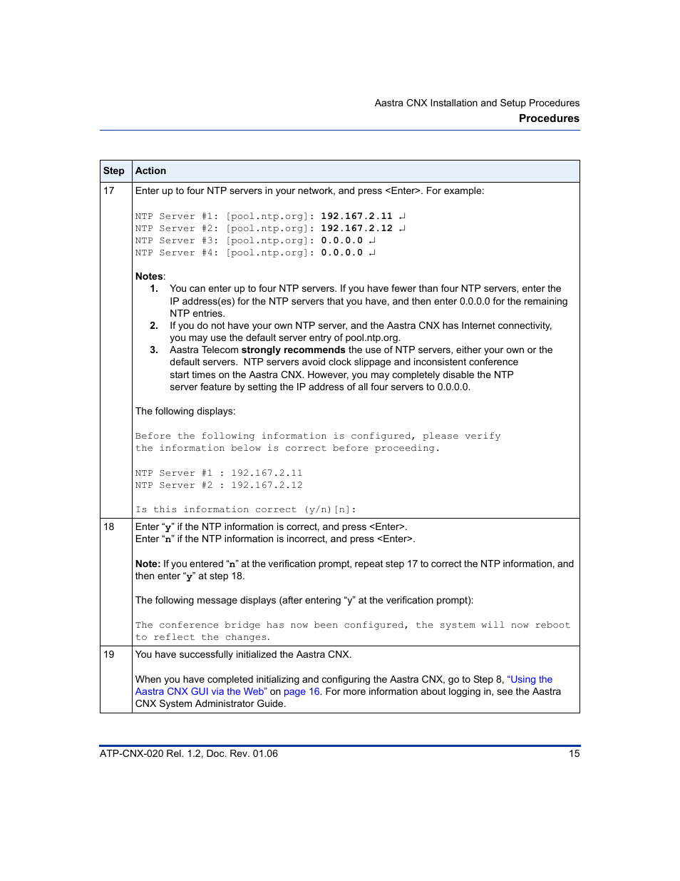 Aastra Telecom ATP-CNX-020 User Manual | Page 29 / 32