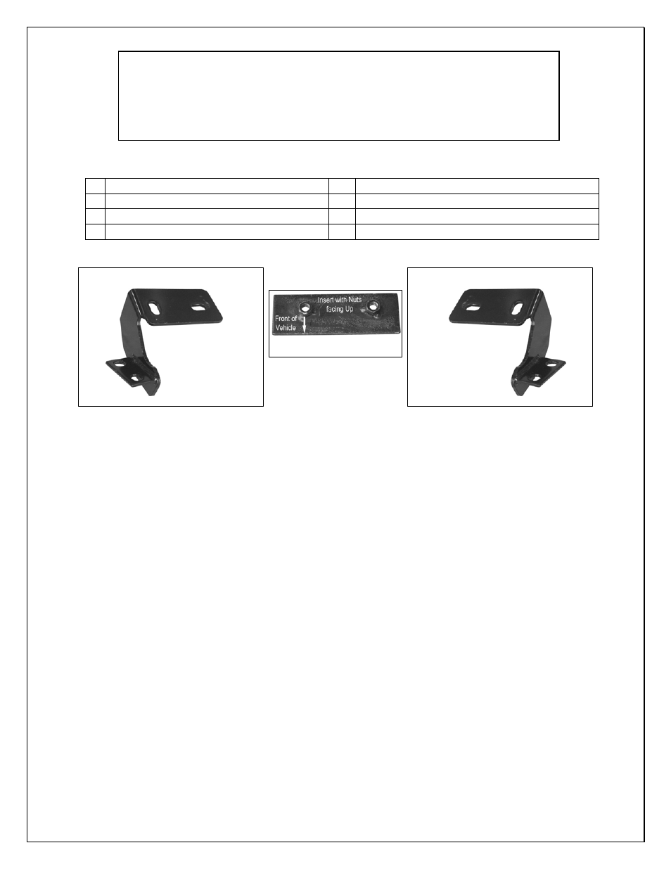 Aries Automotive B35-1001 User Manual | 2 pages