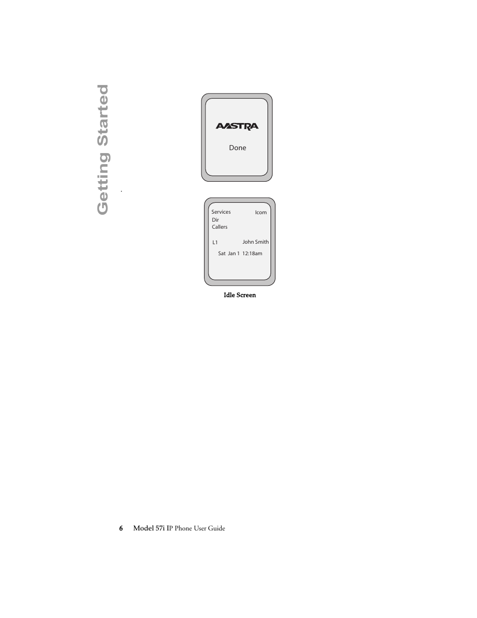 Getting started | Aastra Telecom 57i IP Phone User Manual | Page 14 / 142