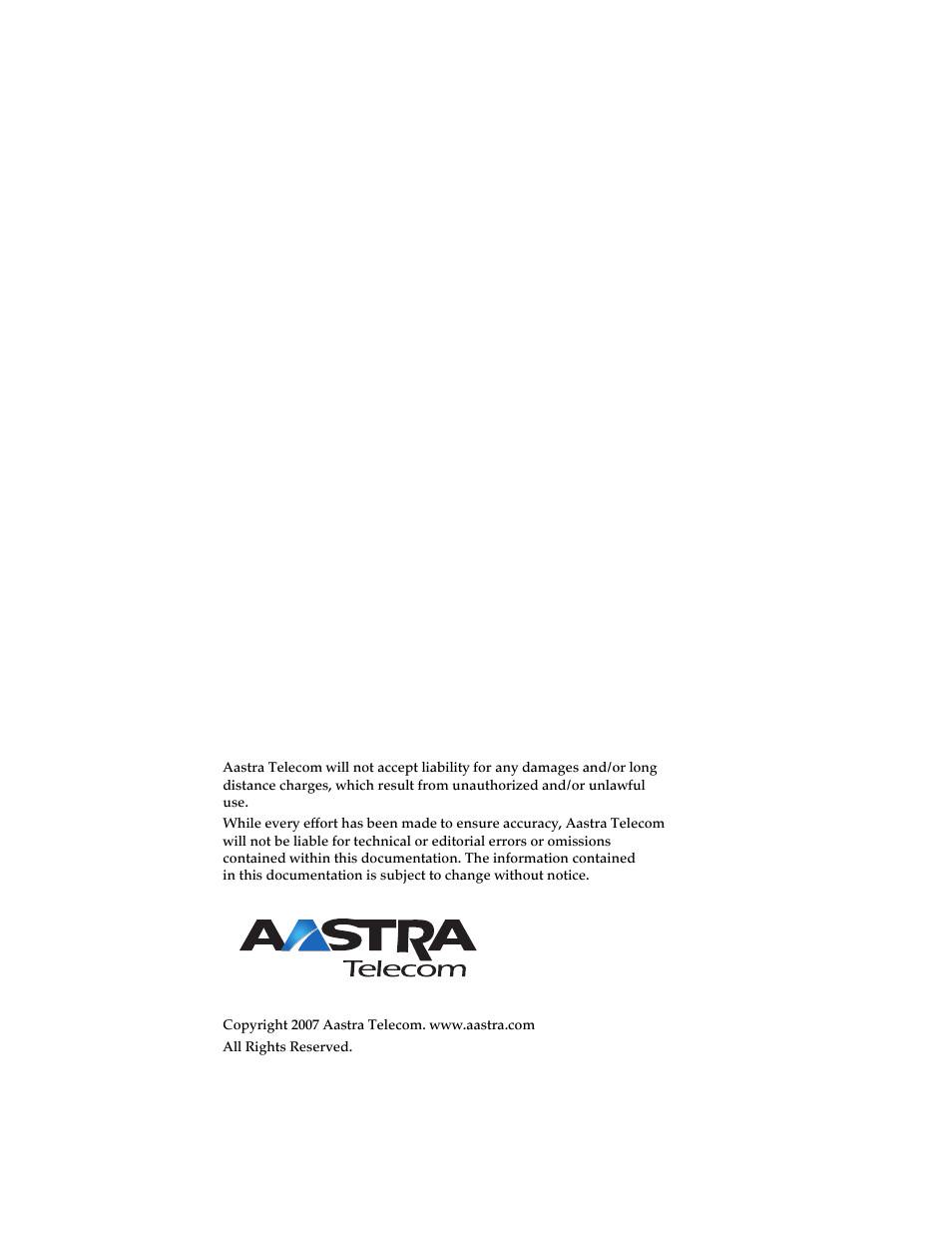 Aastra Telecom 57i IP Phone User Manual | Page 2 / 142