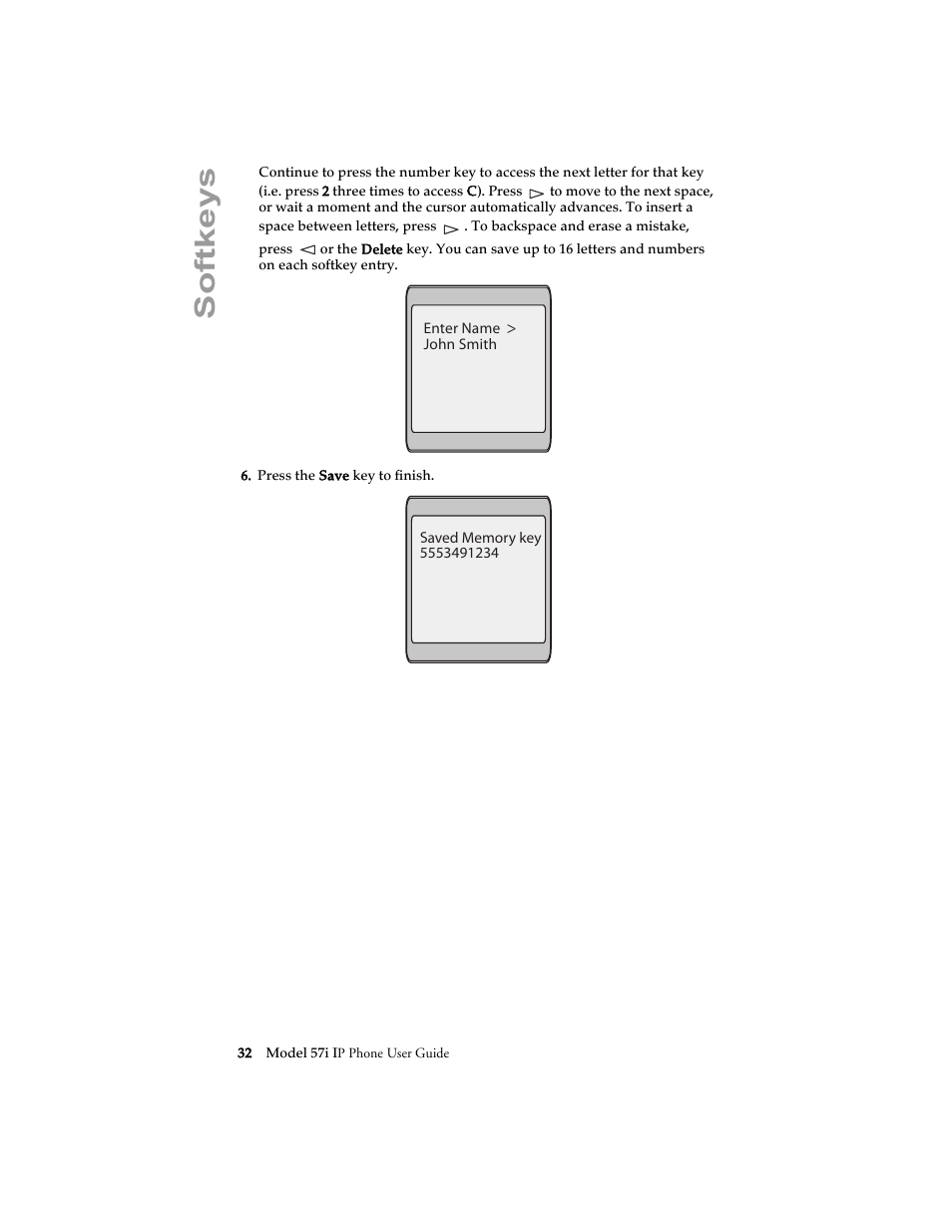 Softkeys | Aastra Telecom 57i IP Phone User Manual | Page 40 / 142