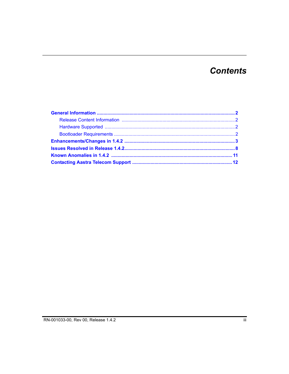 Aastra Telecom 480i CT (Release 1.4.2) User Manual | Page 3 / 18