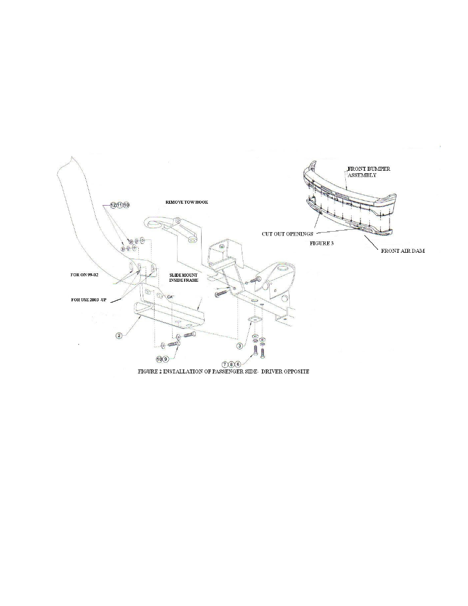 Aries Automotive 45-4002 User Manual | Page 2 / 2