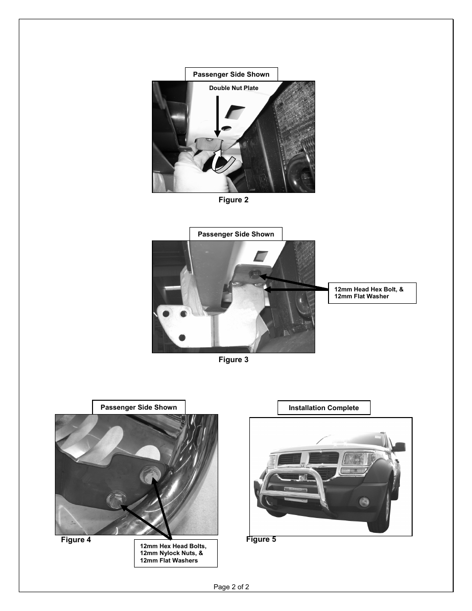 Aries Automotive 5501 User Manual | Page 2 / 2