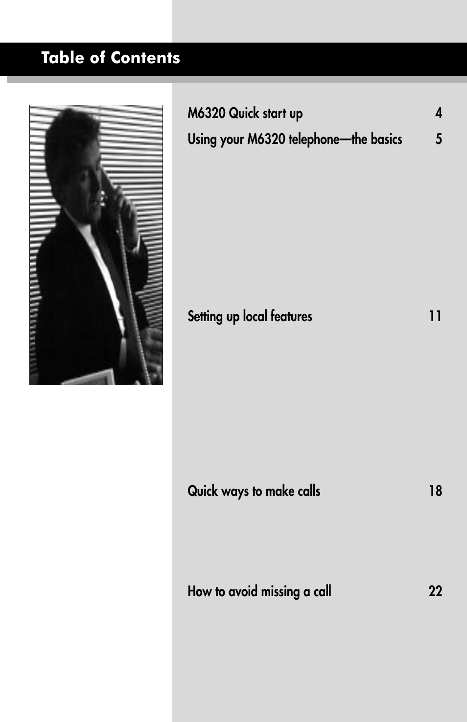 Aastra Telecom M6320 User Manual | Page 3 / 48