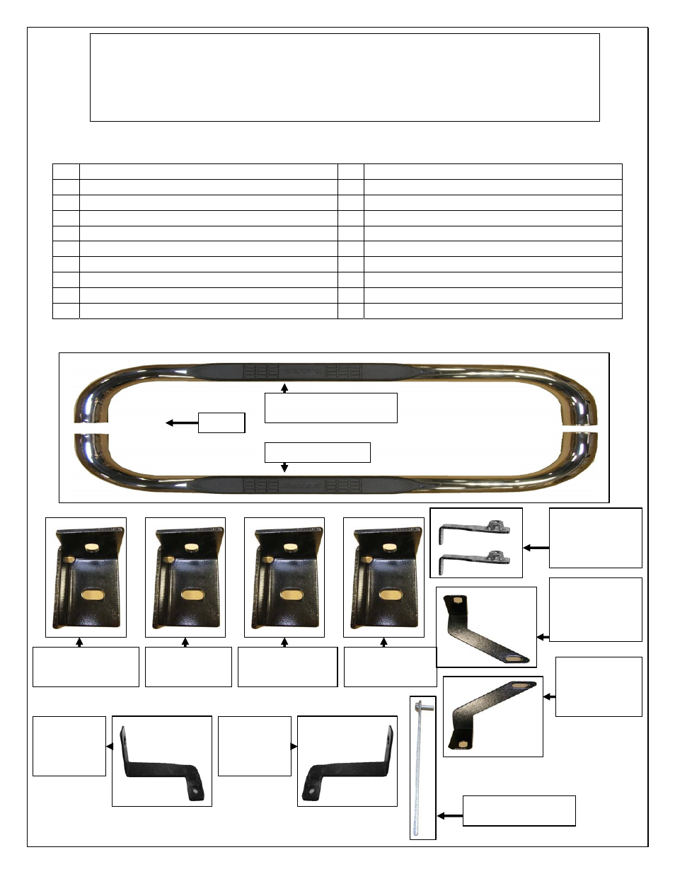 Aries Automotive 204017 User Manual | 4 pages