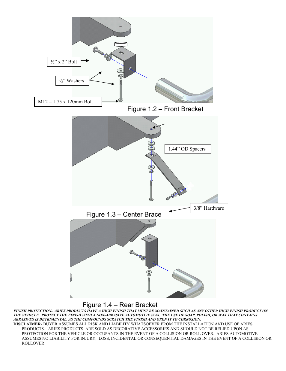 Aries Automotive 204013 User Manual | Page 2 / 3